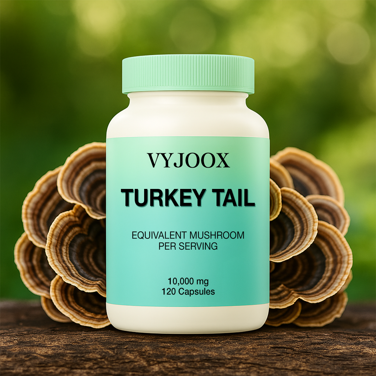 Turkey Tail Mushroom Extract Capsules
