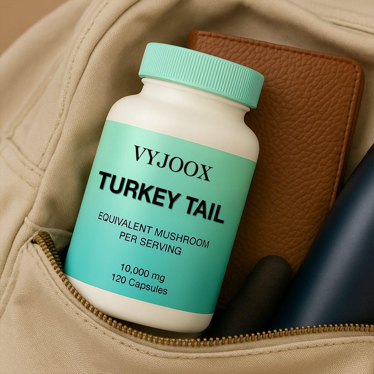 Turkey Tail Mushroom Extract Capsules
